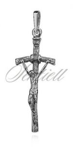 Srebrny krzyż (pr.925) krzyżyk Papieski - KKS0102