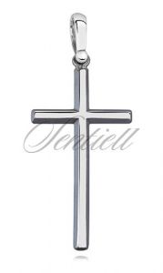 Srebrny krzyż (pr.925) oksydowany - KS0135