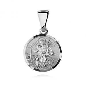 Srebrny medalik pr.925 Święty Krzysztof - MD111