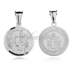Srebrny medalik Święty Papież Jan Paweł II - MD275