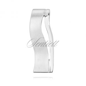 Srebrna zawieszka pr.925 elegancka wysoki połysk i satyna - KS0155C